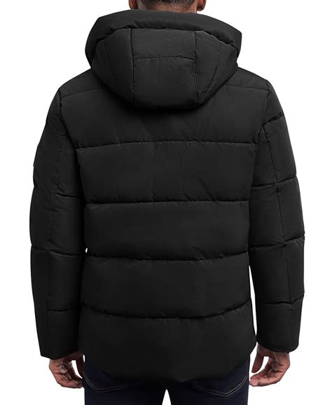 michael kors men's quilted hooded puffer jacket|saks michael kors puffer jacket.